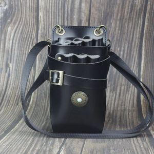 Brilljoy Haar Schaar Tassen Kappers Kam Tas Pu Leer Barber Scissor Opbergtas Taille Schaar Zak Kapper Taille Zakken