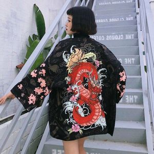 Kimono Japanse Yukata Vrouwelijke Japanse Kimono Vest Geisha Haori Kleding Cosplay Japanse Kimono Traditionele Streetwear Z025