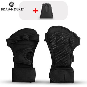 Gym Handschoenen Gewichtheffen Training Handschoenen Voor Fitness Mannen Fitness Handschoenen Lederen Crossfit Handschoenen Mannen Guantes Gym Met Pols Wrap