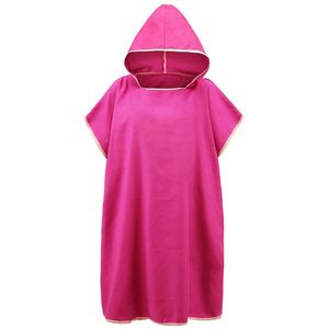 Zipsoft Badjas Handdoek Snel Droog Microfiber Zwemmen Strand Zwembad Poncho Vrouwen Mannen Hooded Handdoeken Wijzigen Doek Onbeach