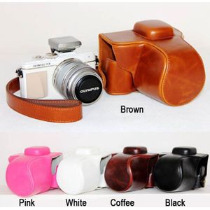 Pu Leather Hard Camera tas voor OLYMPUS Pen E-PL7 EPL7 E-PL8 EPL8 EPL9 E-PL9