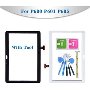 10.1 ""Voor Samsung Galaxy Note 10.1 Edition P600 P601 P605 Tablet Touch Screen Digitizer Sensor Front Buitenste Glas lens Panel