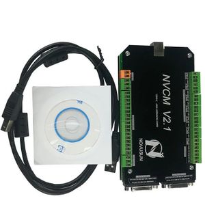 Nieuw Verbeterde Nvcm Mach3 Usb Interface Cnc Motion Controller Nvcm 3 As 4 As 5 Axis 6 Assige Cnc Controle kaart Metalen Shell