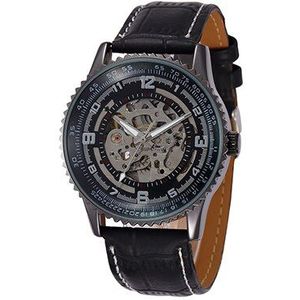 SHENHUA Heren Horloges Top Brand Luxe Rvs Armband Skeleton Mechanische Mannelijke Horloge Automatische Relogio Masculino
