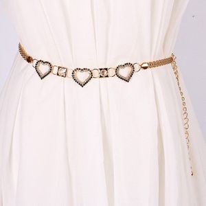 Taille Ketting Elegent Mode Taille Riemen Trendy Klassieke Liefde Hart Taille Chain Hollow Gordel Voor Vrouwen Tailleband Broek