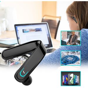 YX18 Business Enkele Headset Stereo In-Ear Lange Oor Bluetooth In-Ear Standby Bluetooth Headset