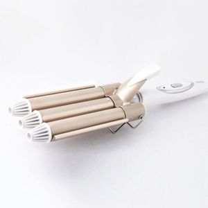 Kemei Krultang Triple Barrel Haar Styler Haar Waver Styling Tools Professionele Haar Tools Haarkrulspelden Elektrische Curling