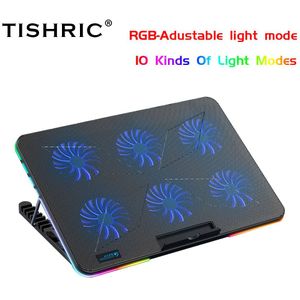 Tishric F5 Notebook Cooling Beugel Computer Radiator Rgb Notebook Cooler Laptop Stand Cooling Radiator Laptop Accessoires