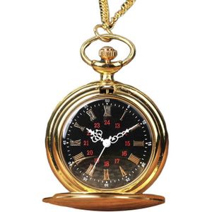 Vintage Romeinse Zakhorloge Praktische Ronde Quartz Zakhorloge Ketting Hanger Horloge Voor Mannen Vrouwen