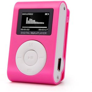 Top Mini mp3 USB Clip MP3 Speler Lcd-scherm Ondersteuning 32GB Micro SD TF CardSlick stijlvolle Sport Compact