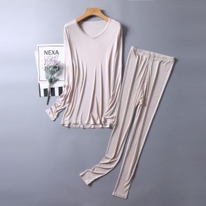 Mannen 50% Zijde 50% Viscose Base Layer Lange Onderbroek Warm Thermisch Ondergoed Set L Xl 2XL TG204