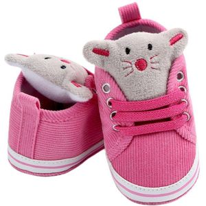 Baby Meisjes Jongens Katoenen Schoenen, zachte Zool Anti-Slip High-Top Enkel Sneakers Warme Comfortabele Leuke Animal Crib Schoenen