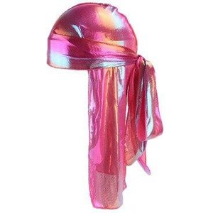 Stijl Dazzling Kleur Simulatie Zijde Hoed Tulband Hoofd Sjaal Headwraps Voor Vrouwen Luxe Bandana Hoofdband Accessoires Top