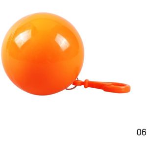 Handige Draagbare Regen Poncho Bal voor Volwassenen Wegwerp Extra Dikke Emergency Waterdichte Regenjas Kleurrijke Poncho met Haak