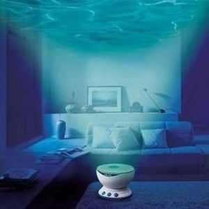 Led Home Decor Oceaan Daren Waves Led Night Light Projector Projectie Lamp Met Luidspreker Ochean Sfeer Verlichting Hr