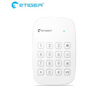 Etiger K1A Draadloze RFID Toetsenbord voor Alarmsysteem S4 S3B V2 Werkt Met RFID tag