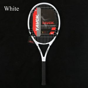 1 Pcs Tennis Racket Composiet Carbon Gebruikt Voor Mannen/Vrouwen Beginner Sport Gebruik Nylon Netto Kabel Schokabsorptie Training netto Racket