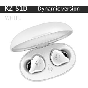 Kz S1 S1D Tws Echte Draadloze Oordopjes Bluetooth 5.0 1BA + 1DD Hybrid Oordopjes Touch Control Noise Cancelling Sport Oordopjes