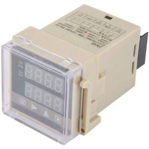 ZN48 AC220V Digitale Tijdrelais Counter Multifunctionele Roterende Snelheid Frequentie Meter