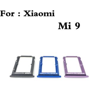 Sim Card Tray + Micro Sd-kaart Lade Houder Slot Adapter Socket Voor Xiaomi 9 Vervanging 1Pcs