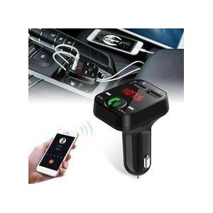 Bluetooth Versie 4.2 Fm-zender Auto Speler Kit Card Autolader Quick Dual Usb Charger MP3 Speler Handsfree Kit