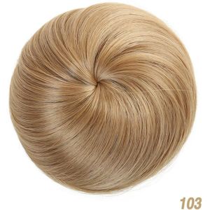 Manwei Vrouwen Donut Chignon Synthetische Rechte Elastische Rubberen Band Haar Broodje Pruik Bal Haar Chignons Roller Paardenstaart Haarstukken