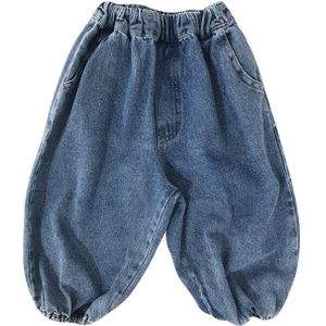 Koreaanse Stijl Mode Meisjes Losse Bloeiers Voor Meisjes Herfst Oversized Wijde Pijpen Denim Broek