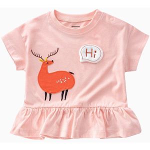 Leuke Giraf 100% Katoen Baby T-shirts Gezellige Zachte Babykleding Baby Meisje Baby Boy T-shirts