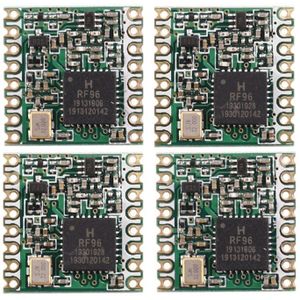 4Pcs RFM95 RFM95W 868 RFM95-868MHz Lora SX1276 Draadloze Transceiver Module Fcc Rohs Etsi Bereiken