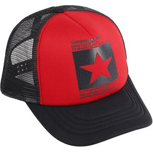 Vier Seizoenen Unisex Vijfpuntige Ster Mesh Cap Baseball Cap Voor Man Zon Hoeden Hip-Hop Hollow hoed Voor Vrouw Gorras