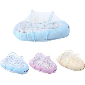 Baby alcohol bed Portico wieg reizen dubbele baby alcohol kinderen kinderen katoenen baby pasgeboren wieg bumper cradle