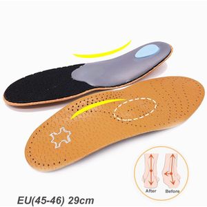Lederen Orthopedische Binnenzool Voor Schoenen Platte Voeten Arch Ondersteuning Orthopedische Schoenen Sole Inlegzolen Voor Mannen En Vrouwen Schoenen Pads