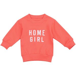 Kinderen Casual Kleding Outfit Herfst Lente Trui Brief Gedrukt Shirt Hoodie Lange Mouw Top Voor Baby Jongens Meisjes Roze Grijs