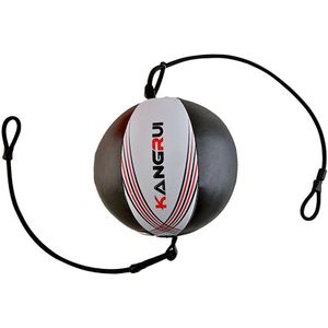 Bodybuilding Workout Double End Punch Bag Gym Hanging Boxing Speed Ball Muay Thai PU Leather Fitness Equipment Reflex Training