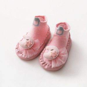 Cartoon Baby Sokken Anti Slip Lente Zomer Kids Baby Korte Sokken Zachte Ademende Baby Meisje Jongen Vloer Sokken Met Rubberen zolen