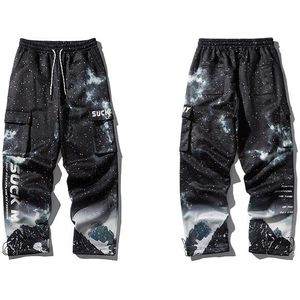 Aelfric Eden Streetwear Broek Man Hip Hop Gypsophila Kleur Blok Fleece Mannen Broek Harajuku Losse Oversized Joggers Broek Mannen