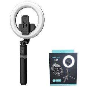 Meuyag Draadloze Bluetooth Selfie Stok Uitschuifbare Monopod Opvouwbare Statief Met Led Ring Schoonheid Licht Voor Ios/Android Telefoon