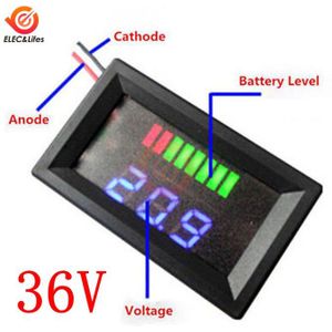 6V 12V 24V 36V 48V Auto Lood-zuur Batterij Niveau Indicator Batterij Tester Lithium batterij Capaciteit Indicator LED Voltmeter