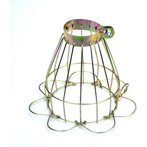 Lamp Covers Gevogelte Anti-Brandwonden Solar Verwarming Lamp Beschermhoes Diy Lampenkap Accessoires Kooi Lamp Nordic Lamp Cover lantaarn Wire Lamp Cage Guard Wire Cage Plafond Fitting Hangende Bars Cafe Lamp Shade