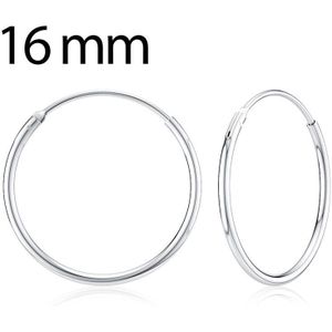 Eenvoudige Stijl Oorringen Glad 925 Sterling Zilveren Cirkel Oorbellen Vrouwen Girl Wedding Party Trendy Vrouwelijke Fijne Sieraden