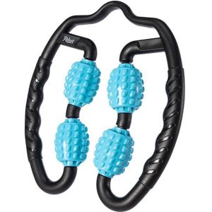 U-vorm Massage Roller Trigger Punt Voor Arm Been Nek Spierweefsel Fitness Gym Yoga Pilates Sport 4 Wiel Blokken yoga Roller