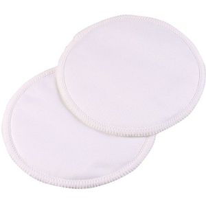 24Pcs Herbruikbare Borst Pads Bamboe Beha Inserts Voor Zwangere Vrouwen Borstvoeding Grote Absorptievermogen Waterdichte Pul Zoogcompressen 12Cm