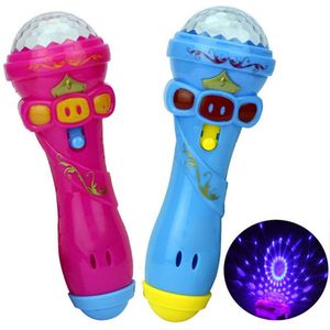Grappige Verlichting Draadloze Microfoon Model Muziek Karaoke Leuke Mini Interessant Speelgoed Voor Kinderen Vanaf 3 Jaar Oud