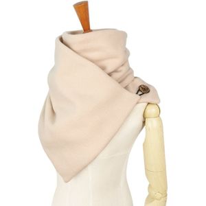 Hooded sjaal halswarmer Cowl sjaal Vrouwen mannen Winter mode Sjaals en hooded haken loop knop door Couverture echarpe