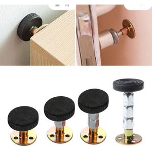 2 Stuks Bed Stabilizer Meubels Vaste Beugel Verstelbare Muur Stabilisator Zelfklevende Deur Stopper Anti-Shake Hardware