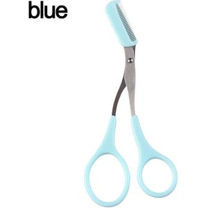 1Pc Wenkbrauw Trimmer Schaar Met Kam Remover Makeup Tools Ontharing Grooming Vormgeven Scheerapparaat Trimmer Wimper Hair Clips