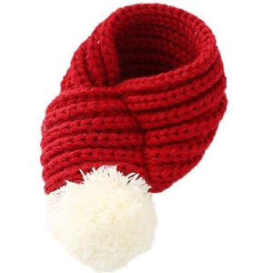 Huisdier Mode Kerst Knit Sjaal Kat Hond Sjaal Accessoires Winter Warm Dierbenodigdheden Rood Grijs Groen