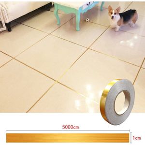 Keramische Tegel Mildewproof Kloof Tape Tegel Kloof Afdichting Tape Waterdichte Folie Strip Zilveren Gouden Velgen FAS6