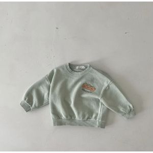 Cartoon Print Baby Lange Mouw Tops Kids Casual Sweater Voor Jongens Schattige Beer Patroon Trui Katoenen Baby Meisje Hoodie