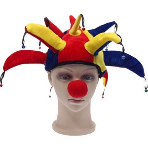 Partij Levert De Clown Hoed Met Bell Halloween Decoratie Tonen Hoofdtooi Grappig Kostuum Bal Cosplay Craft Nar Cap Tiara